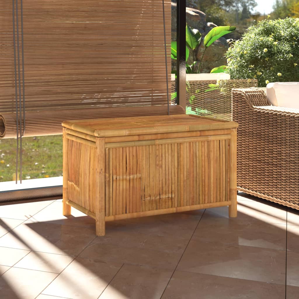 Garden Storage Box 60X52X55Cm Bamboo