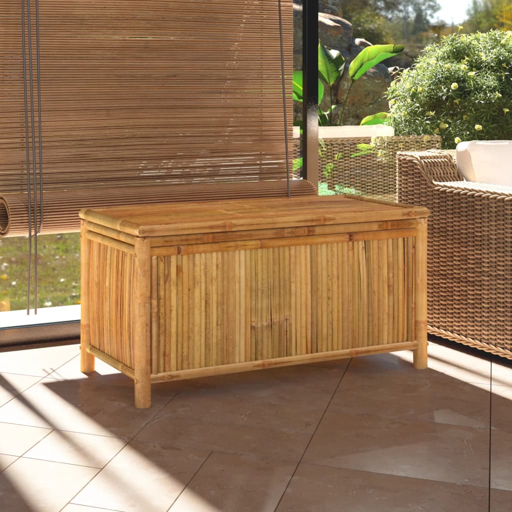 Garden Storage Box 60X52X55Cm Bamboo