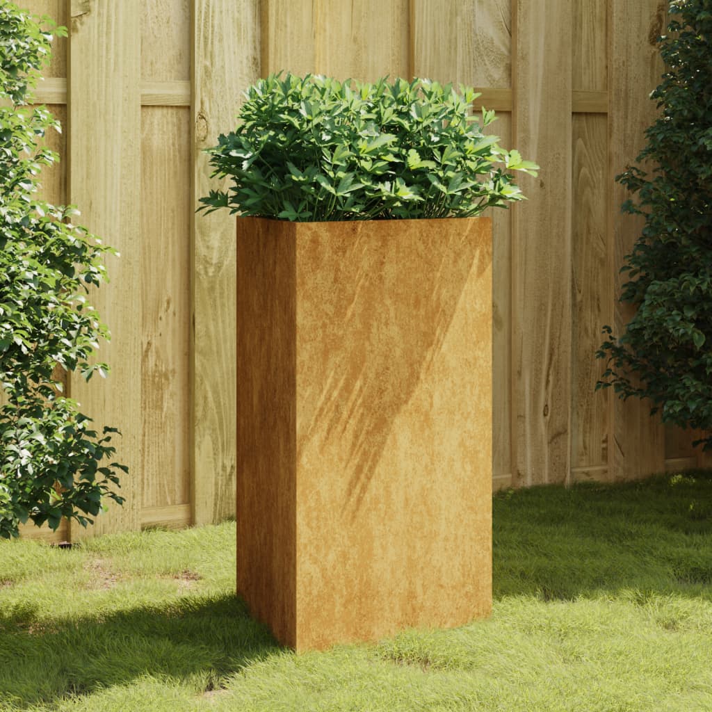 Garden Planters 2 Pcs Triangular Galvanized Steel
