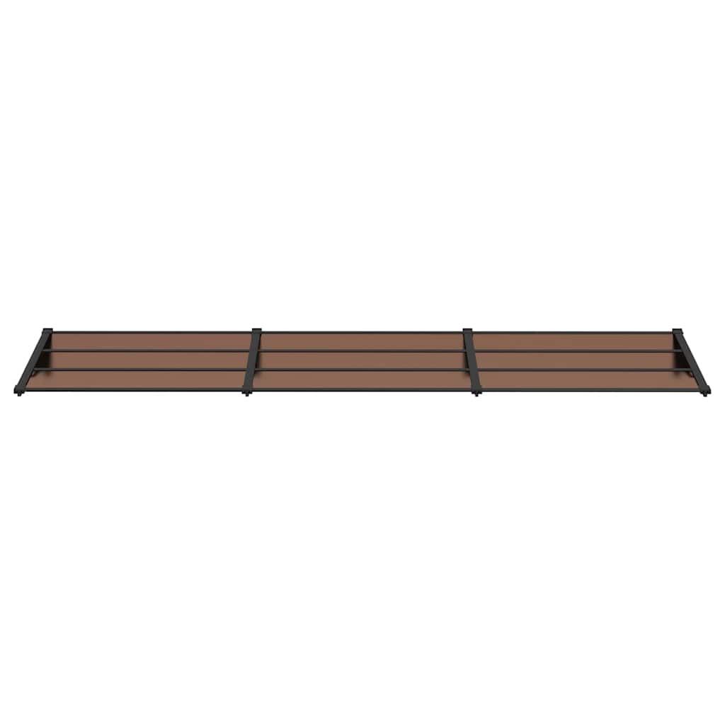 Door Canopy Black Polycarbonate