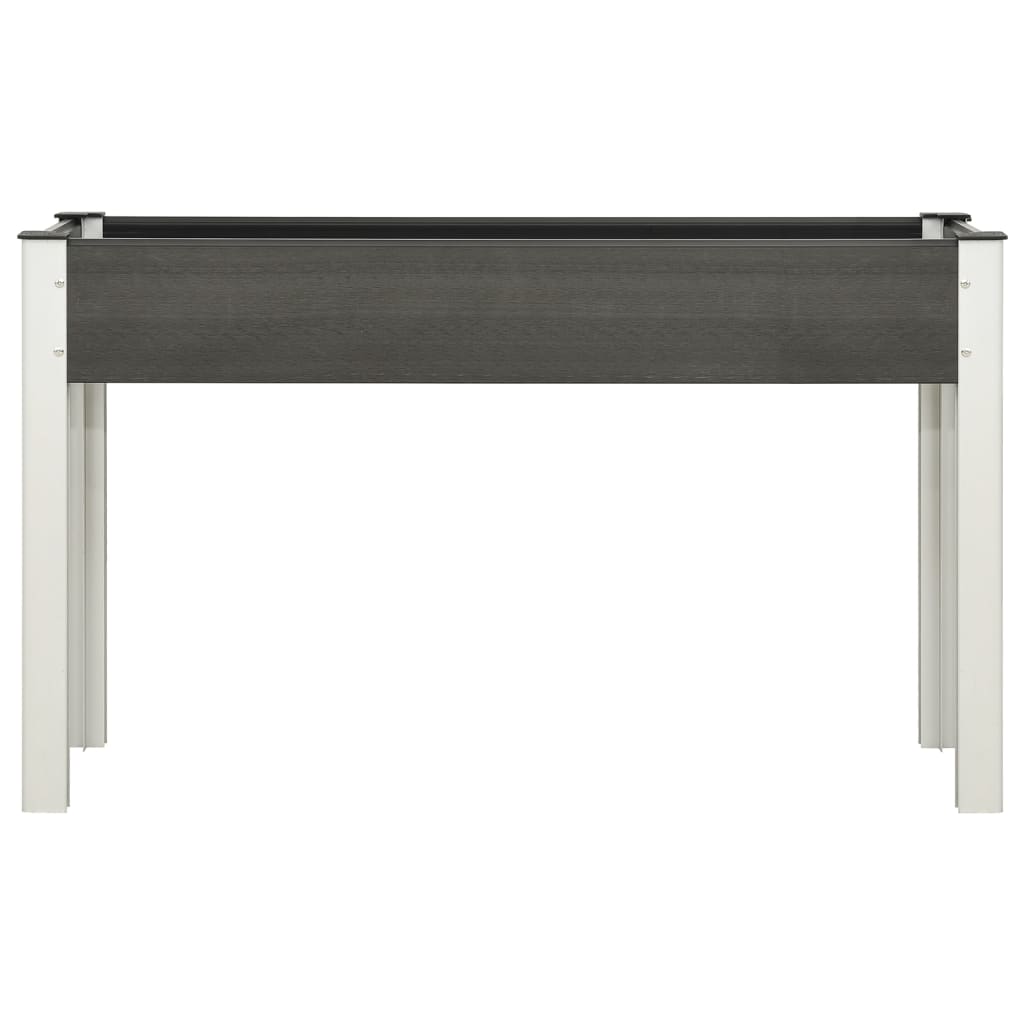 Planter 75cm WPC Raised Garden Bed Grey Outdoor Vegetable Flower Box steel 120 x