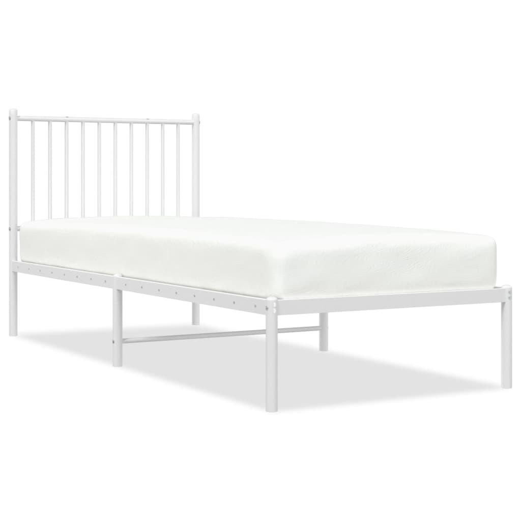 Metal Bed Frame Without Mattress 80X200Cm