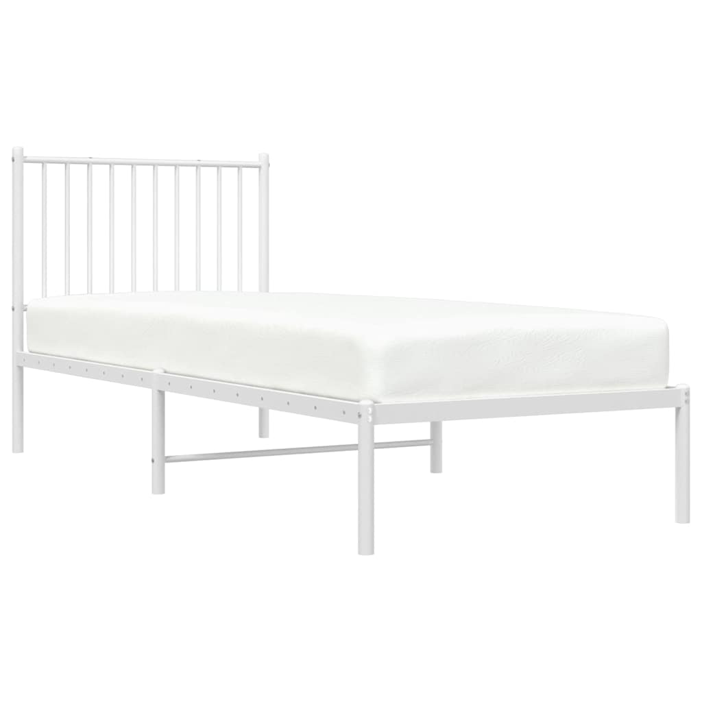 Metal Bed Frame Without Mattress 80X200Cm