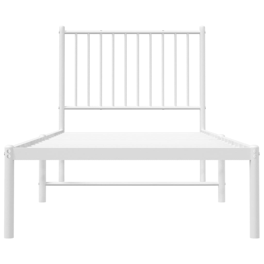 Metal Bed Frame Without Mattress 80X200Cm
