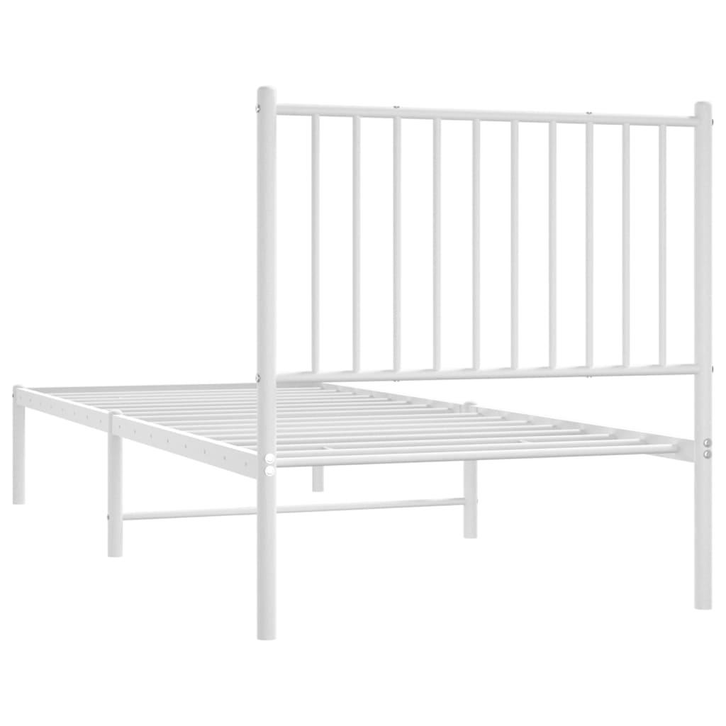 Metal Bed Frame Without Mattress 80X200Cm