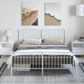 Metal Bed Frame Without Mattress 80X200Cm