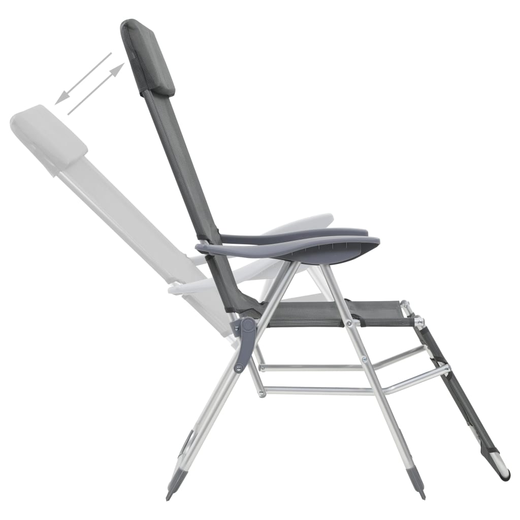 Camping Chair | Set Of 2 | | Textilene, Aluminium | Medium