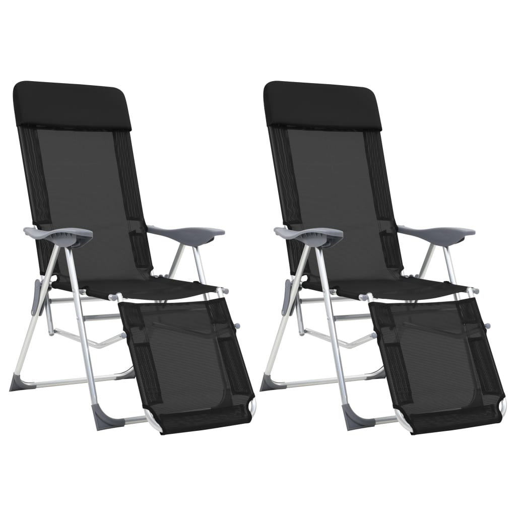 Camping Chair | Set Of 2 | | Textilene, Aluminium | Medium