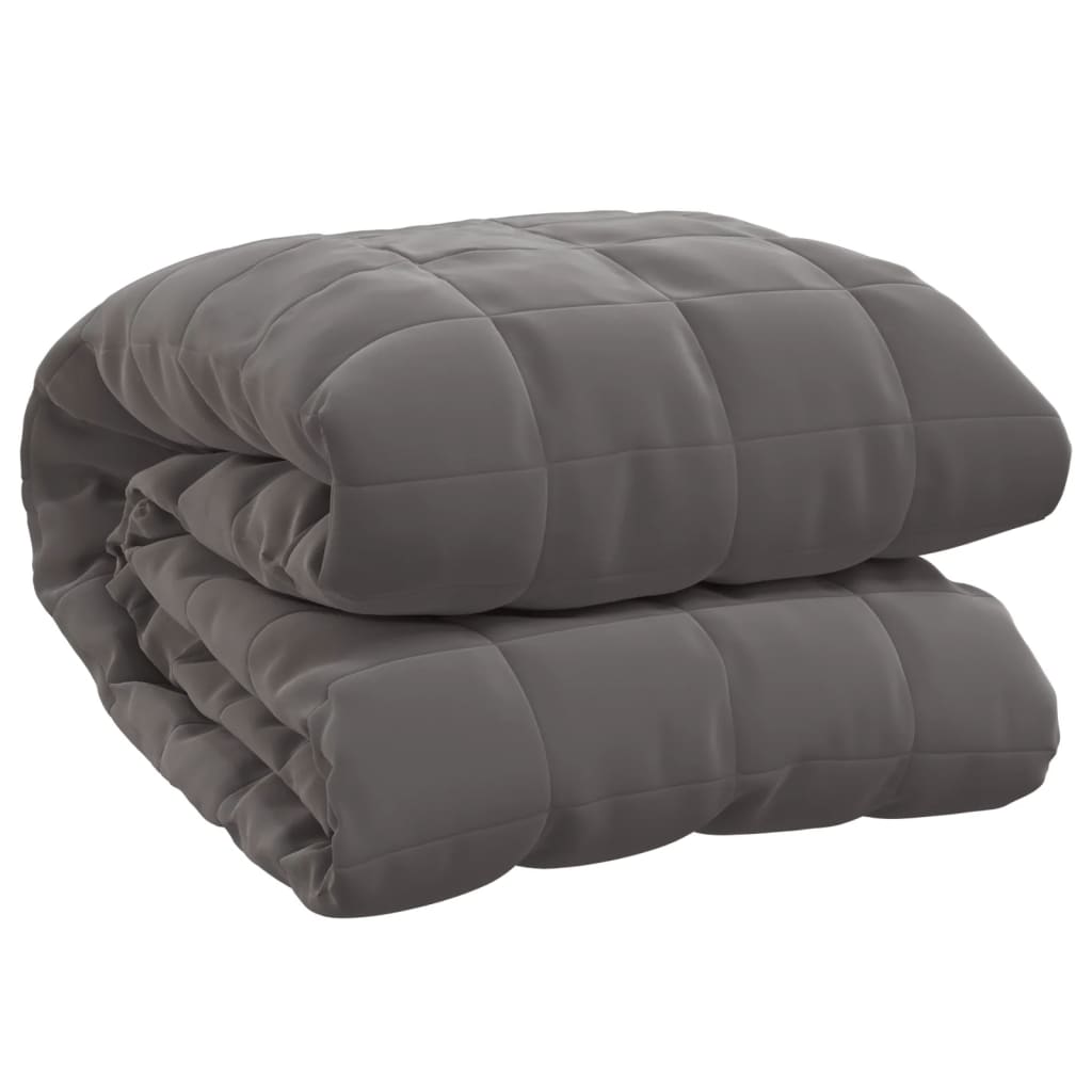 Weighted Blanket Grey 10kg Single 135 x 200cm Brushed Microfibre