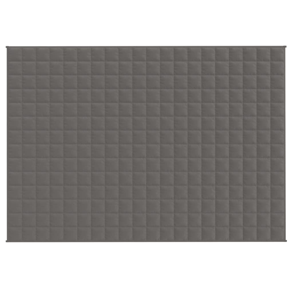 Weighted Blanket Grey 10kg Single 135 x 200cm Brushed Microfibre