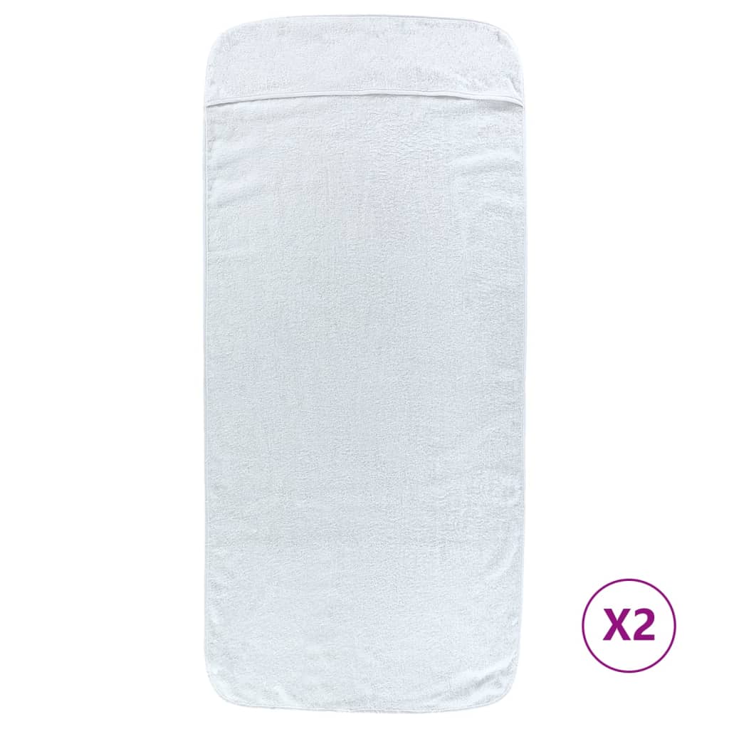 Beach Towels 2 Pcs Fabric 400 Gsm