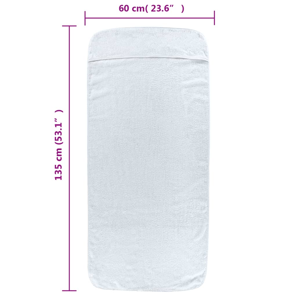 Beach Towels 2 Pcs Fabric 400 Gsm