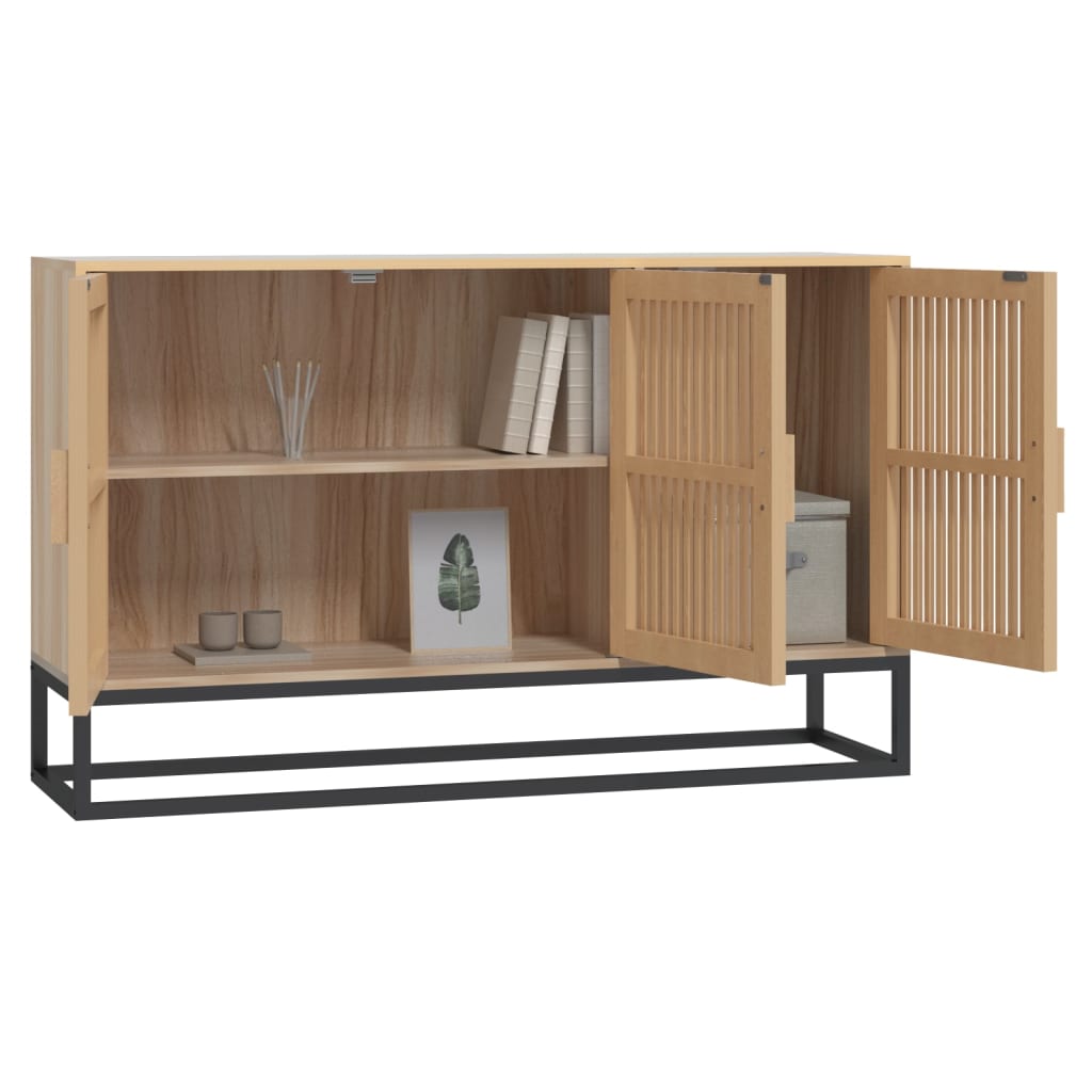Sideboard 105X30X65 Cm Engineered Wood brown black white 105 cm