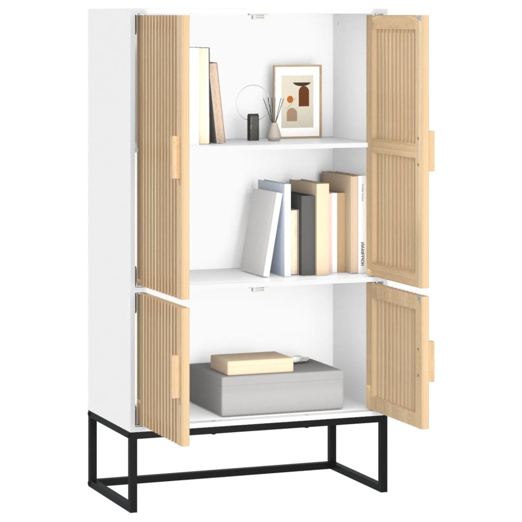 Highboard 70X35X125 Cm Engineered Wood