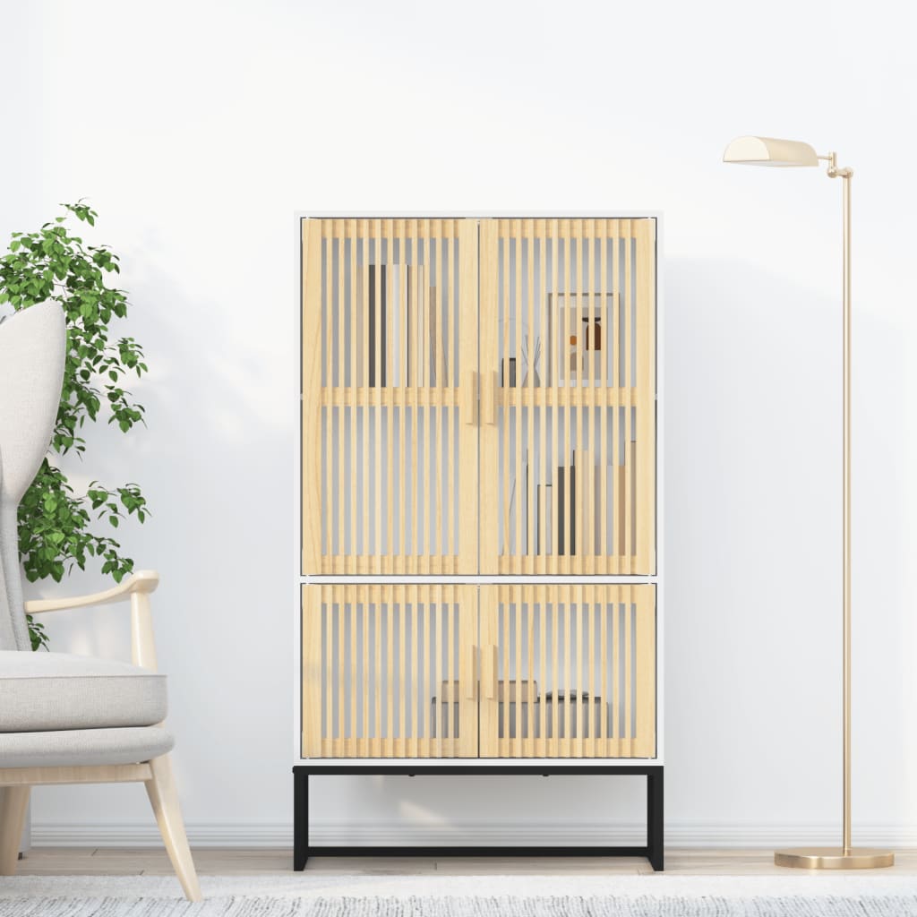 Highboard 70X35X125 Cm Engineered Wood