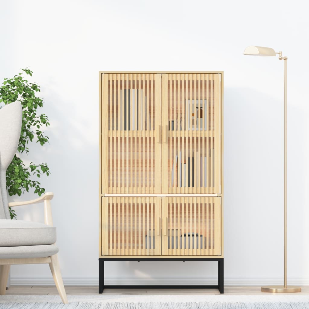 Highboard 70X35X125 Cm Engineered Wood
