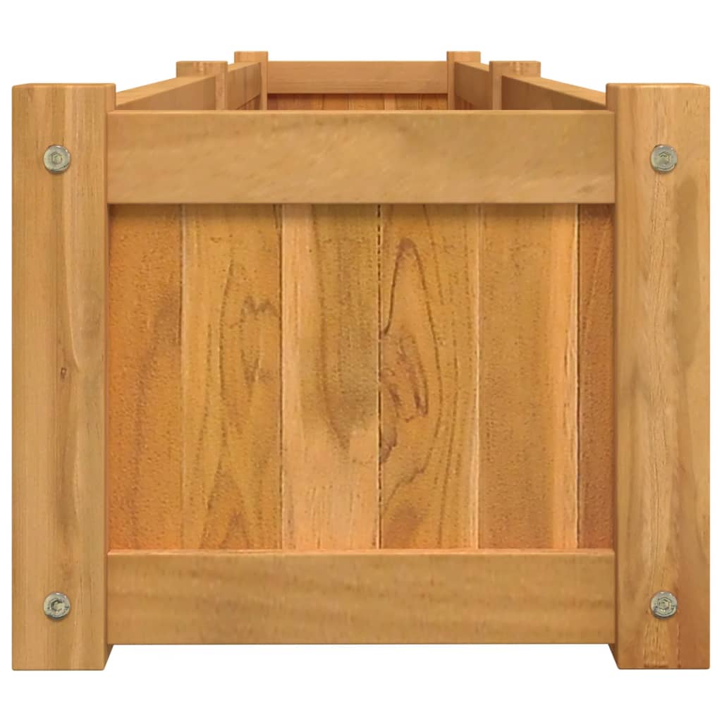Raised Bed Solid Wood Teak