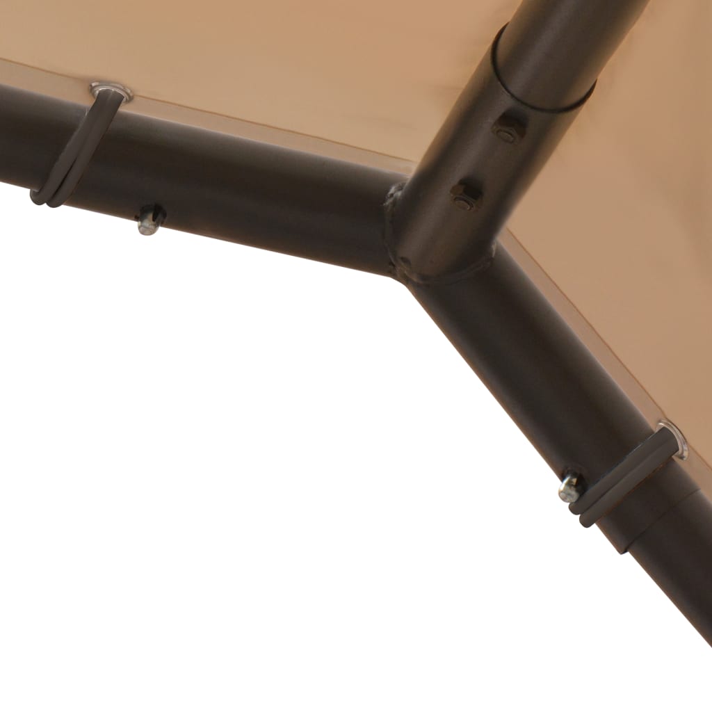 Canopy Tent Beige 3X3 M Steel And Fabric