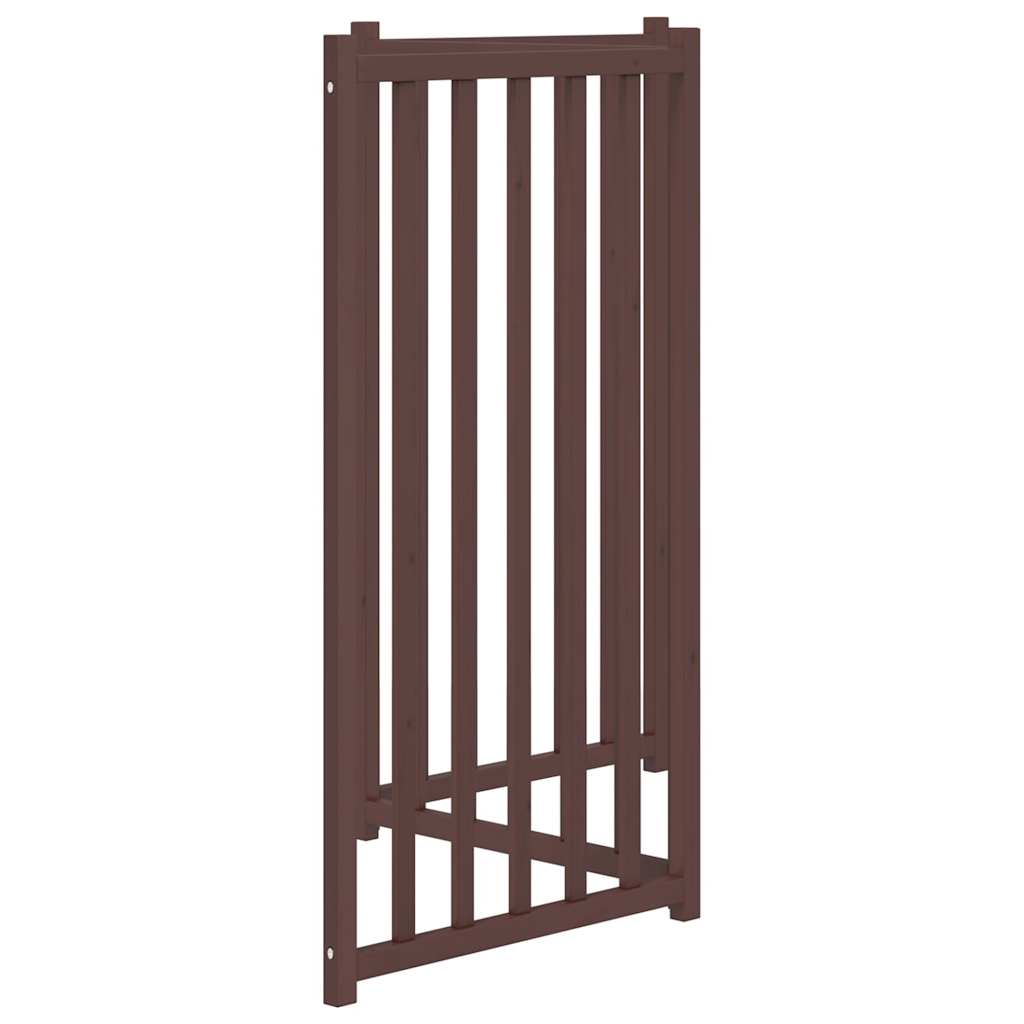 Dog Gate Foldable 3 Panels 150 Cm Solid Wood Fir