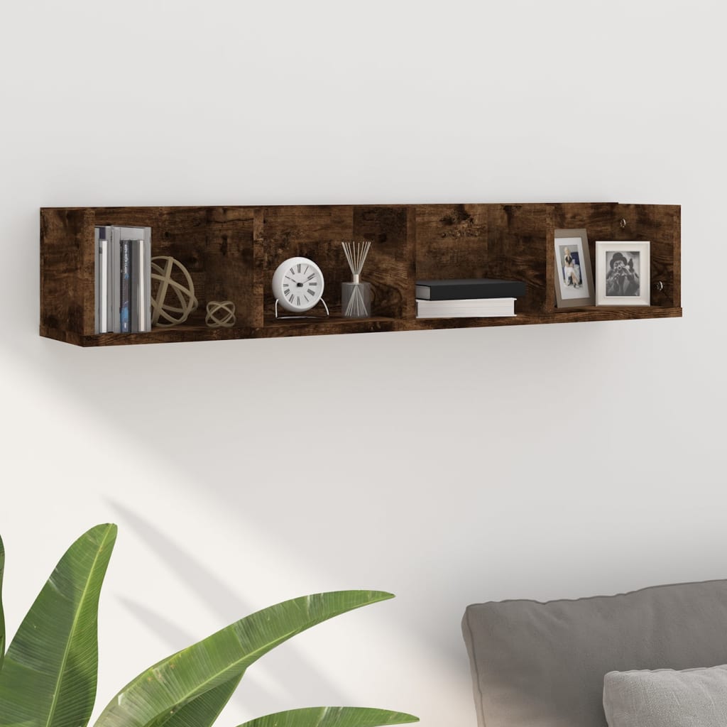 Cd Wall Shelf 100X18X18 Cm Engineered Wood