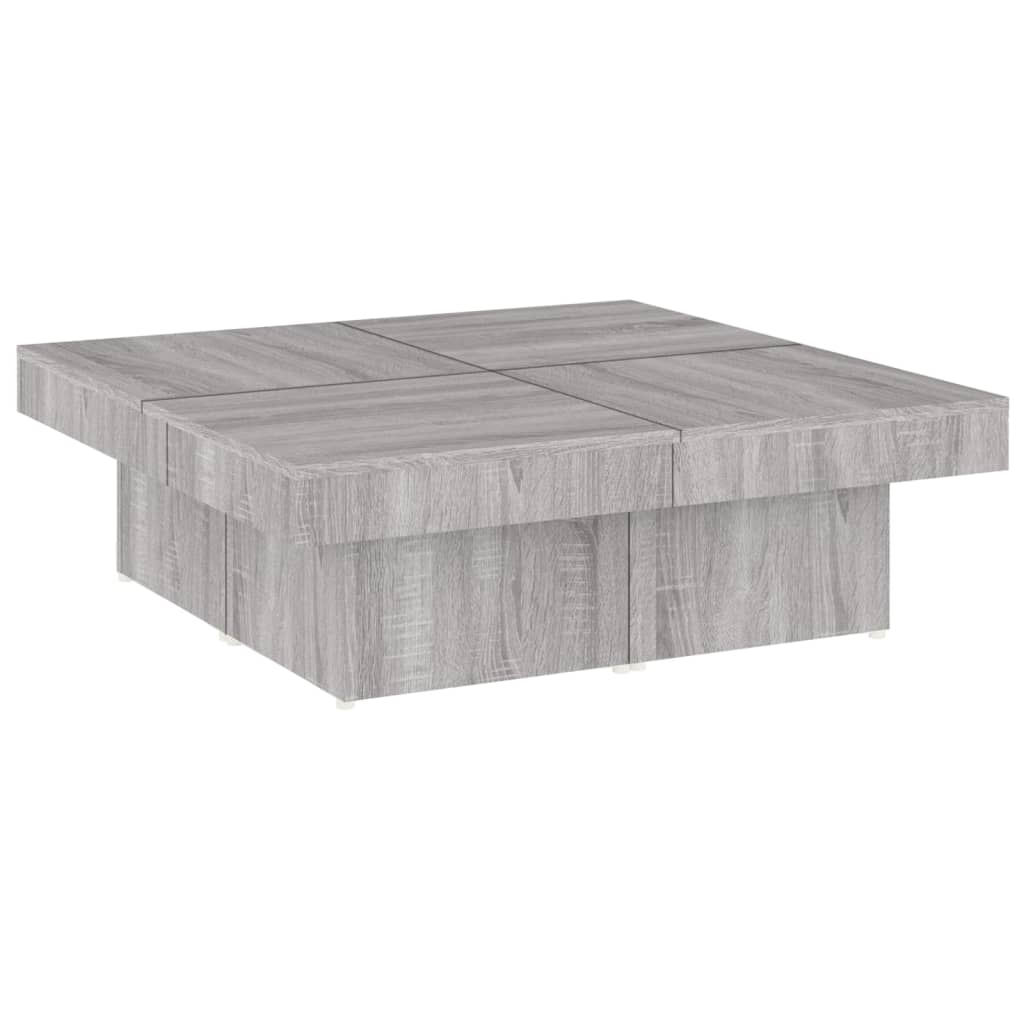 Coffee Table 90X90X28 Cm Engineered Wood