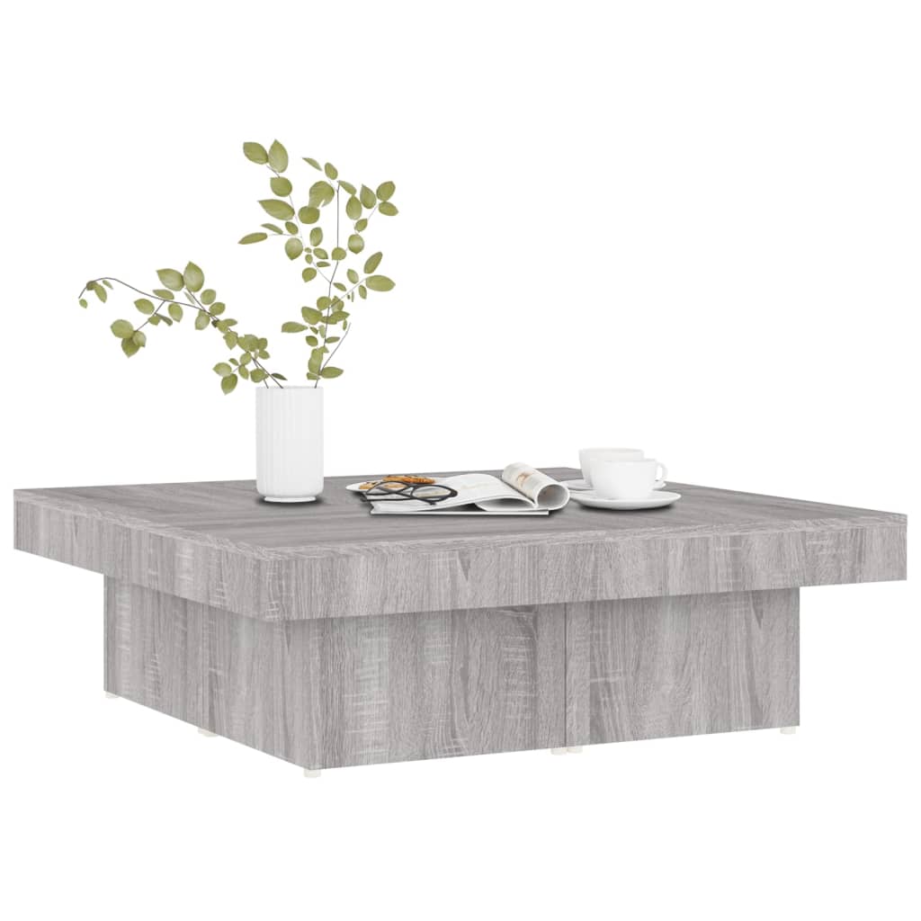 Coffee Table 90X90X28 Cm Engineered Wood