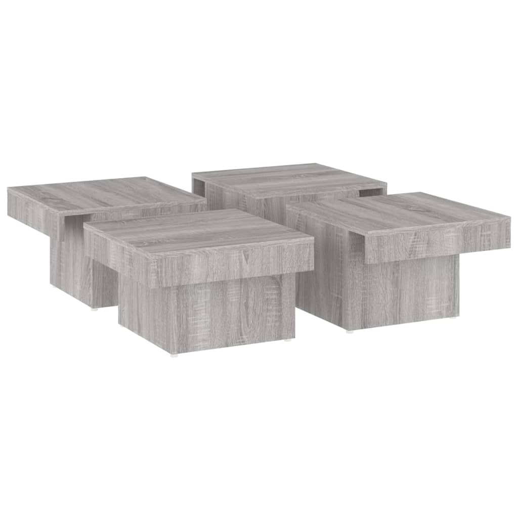 Coffee Table 90X90X28 Cm Engineered Wood