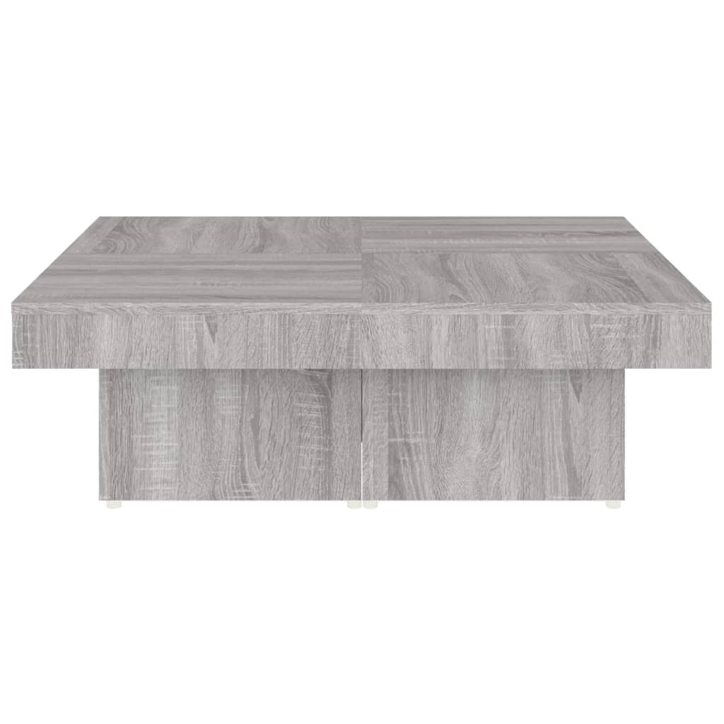 Coffee Table 90X90X28 Cm Engineered Wood