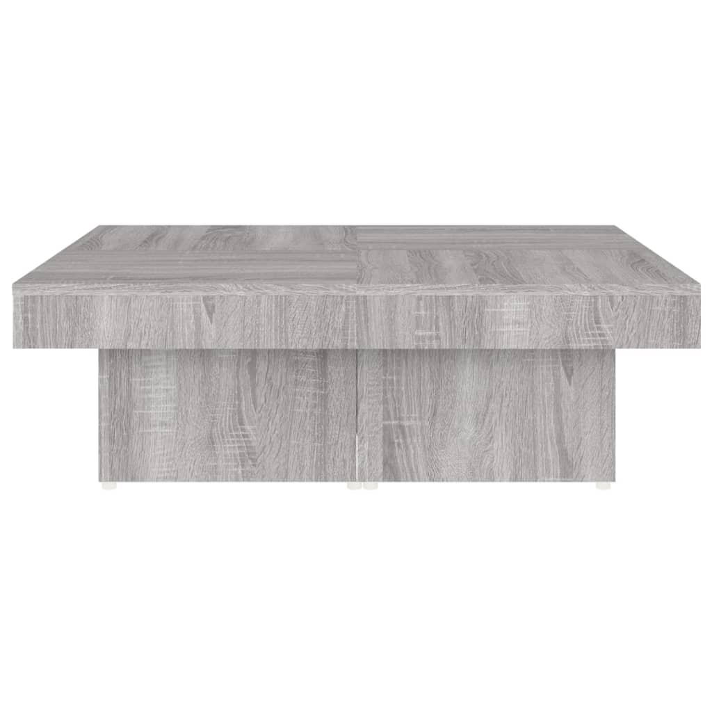 Coffee Table 90X90X28 Cm Engineered Wood