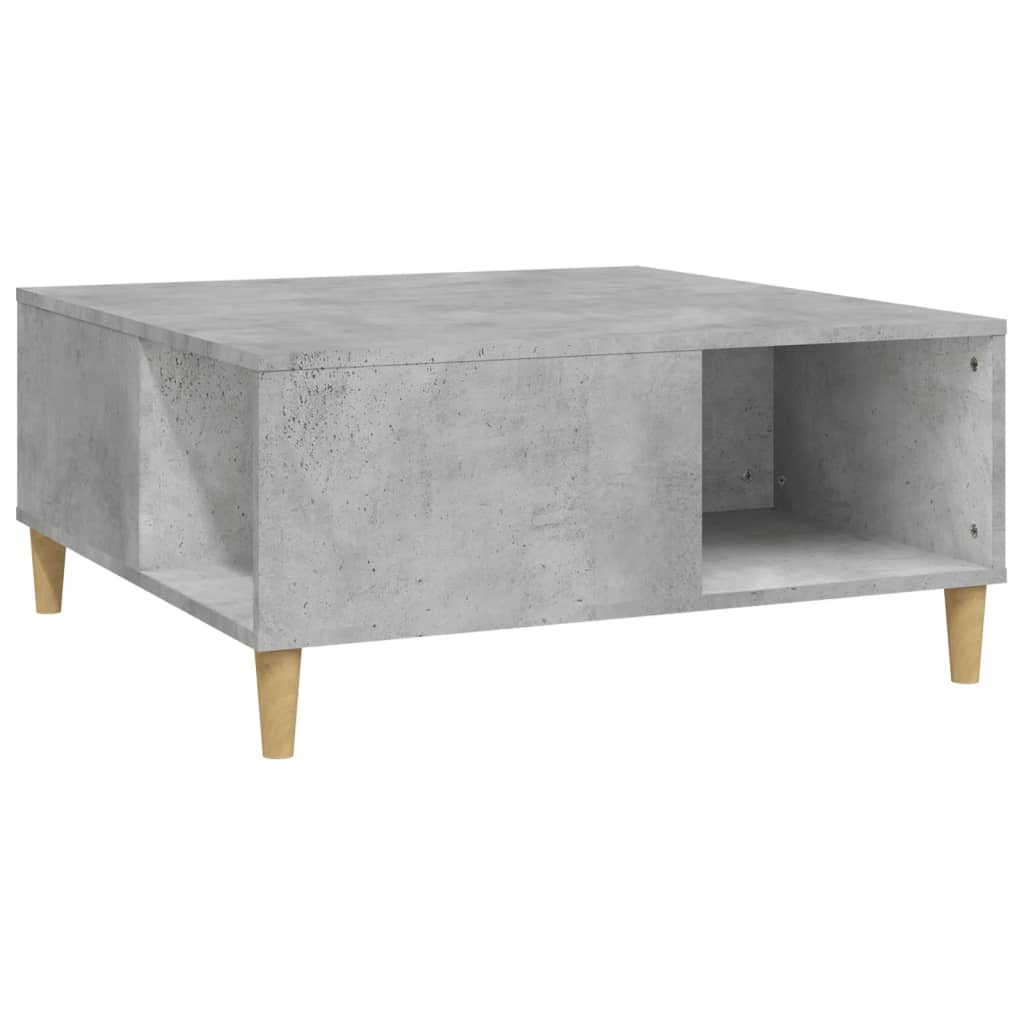 Coffee Table 80X80X36.5 Cm Engineered Wood