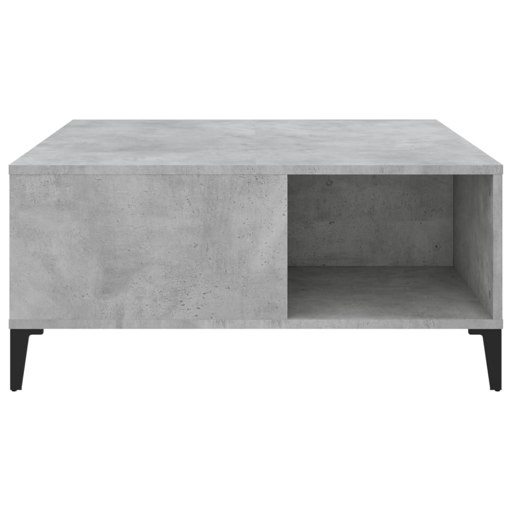Coffee Table 80X80X36.5 Cm Engineered Wood