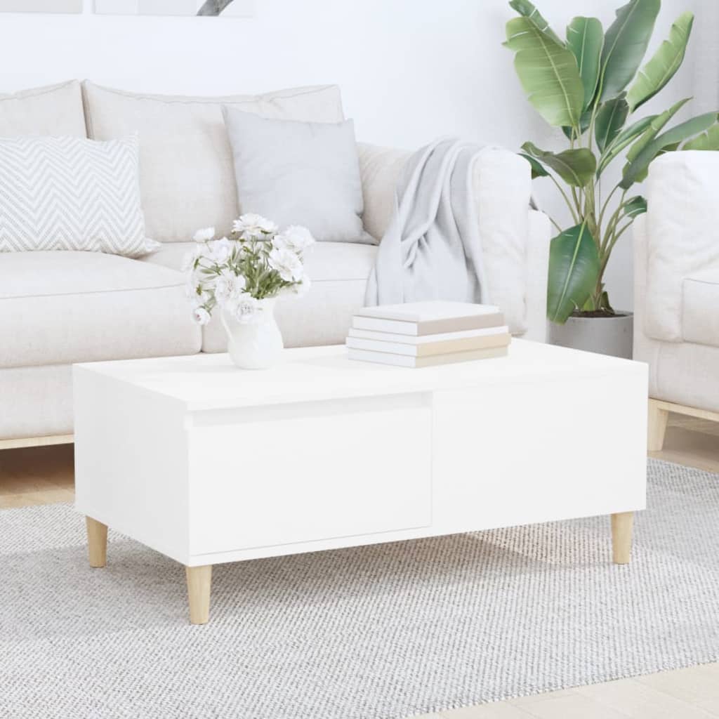 Coffee Table 90X50X36.5 Cm Engineered Wood
