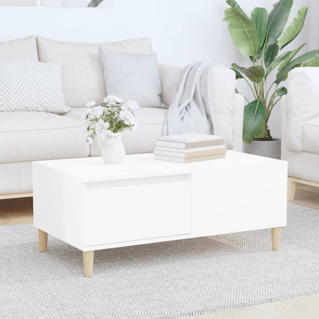 Coffee Table 90X50X36.5 Cm Engineered Wood