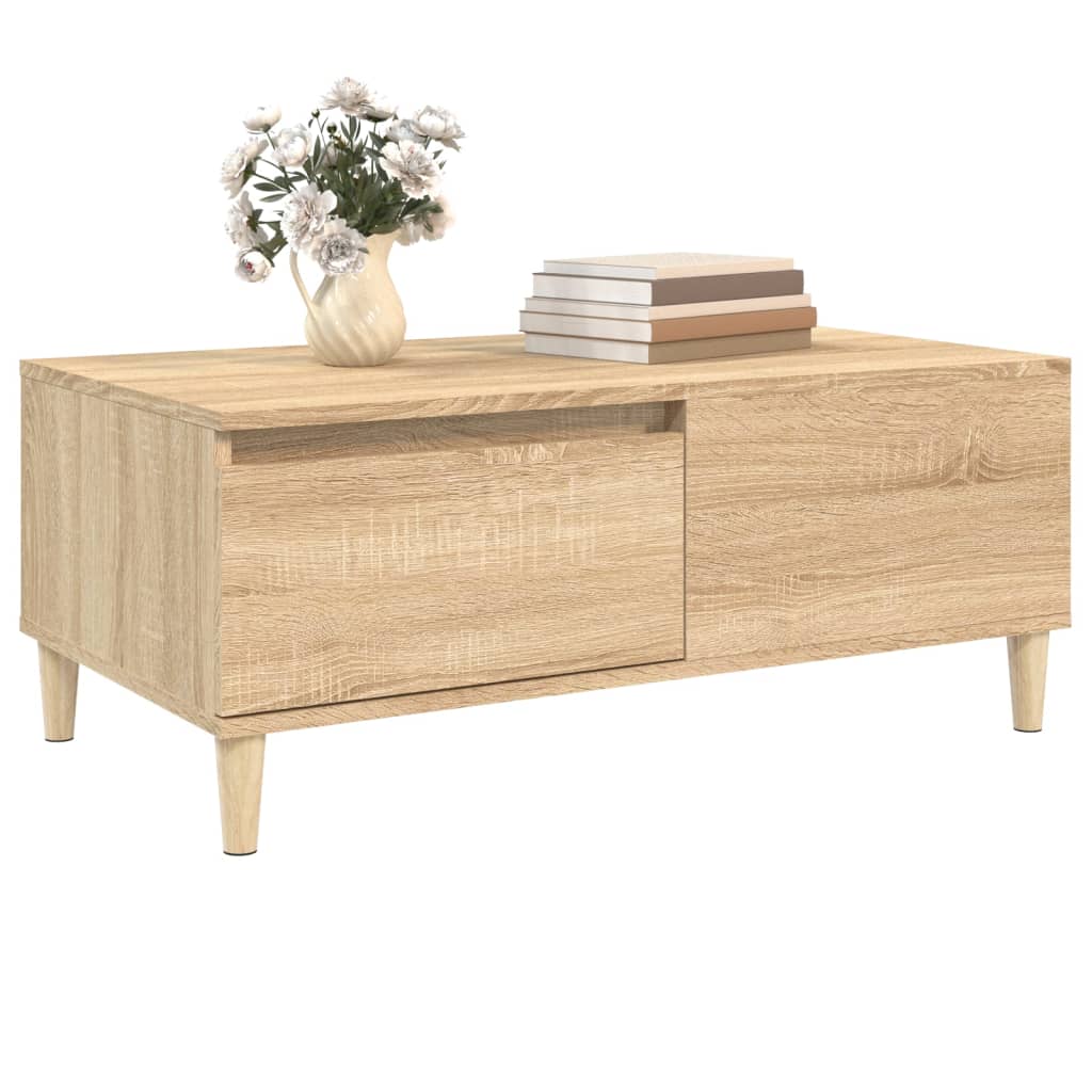 Coffee Table 90X50X36.5 Cm Engineered Wood