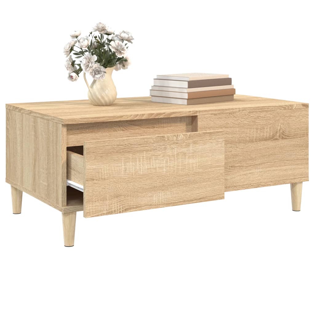 Coffee Table 90X50X36.5 Cm Engineered Wood