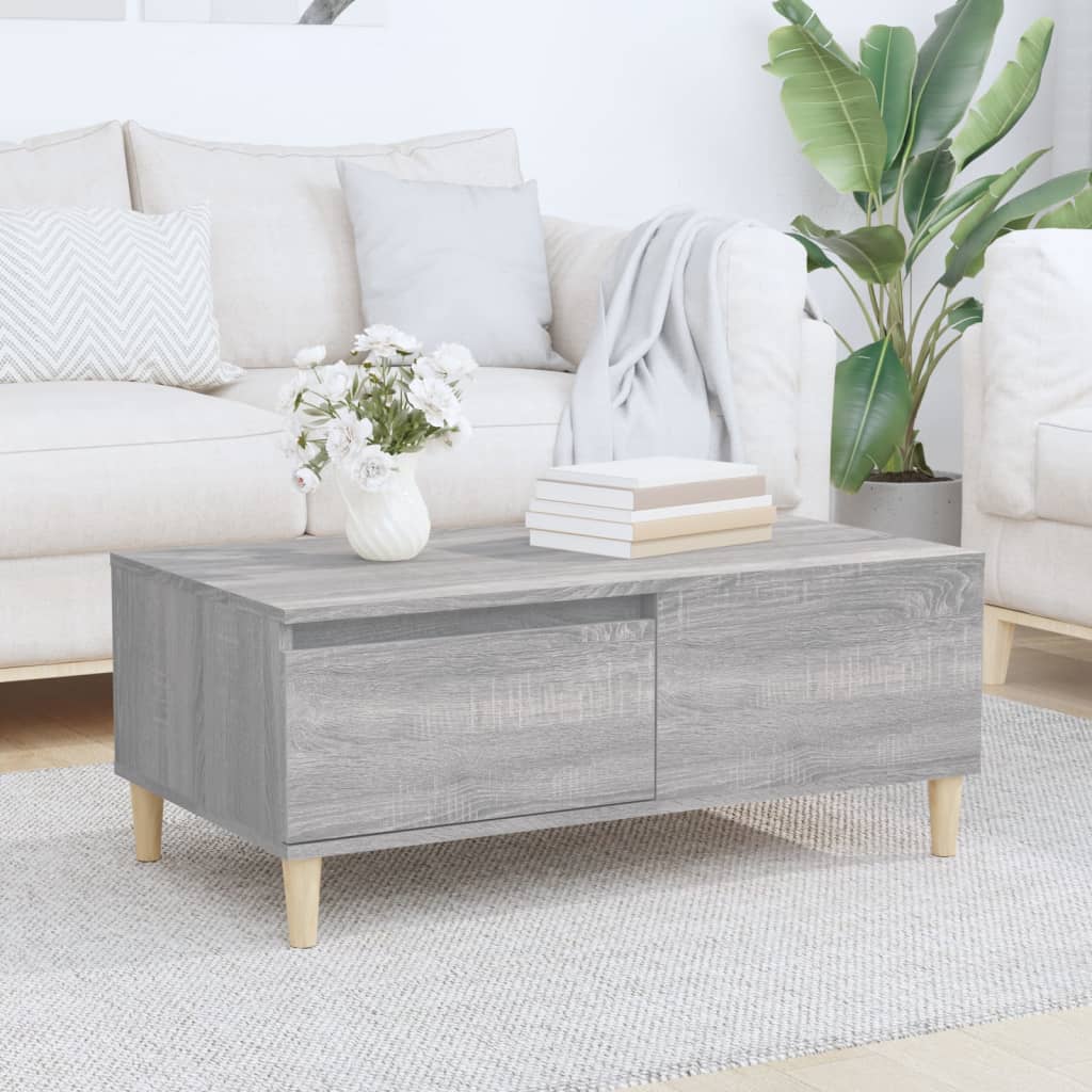Coffee Table 90X50X36.5 Cm Engineered Wood