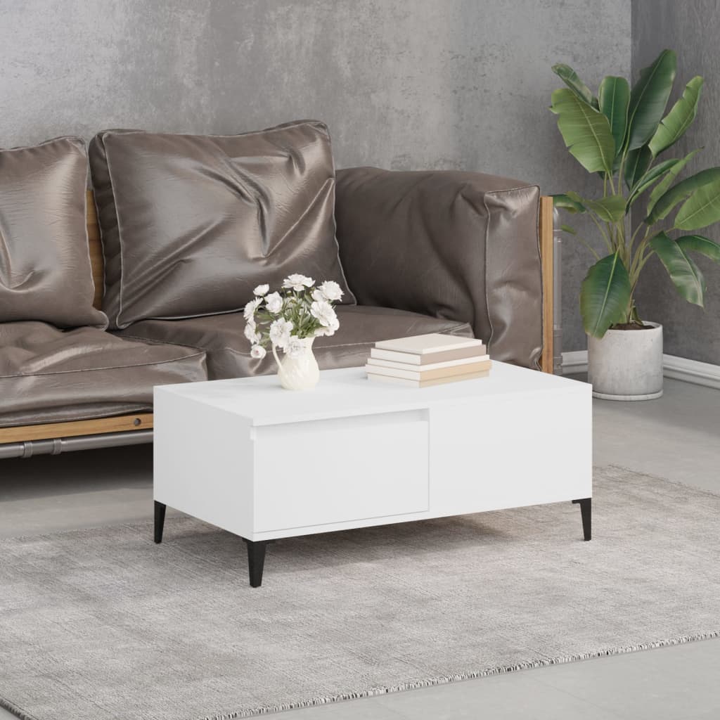 Coffee Table 90X50X36.5 Cm Engineered Wood