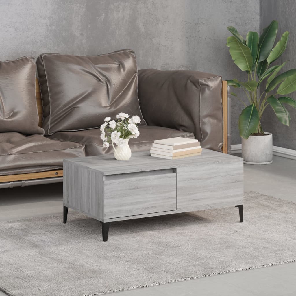Coffee Table 90X50X36.5 Cm Engineered Wood