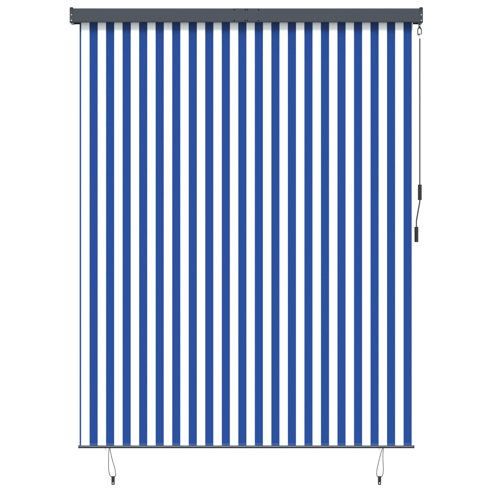 Roller Blind 200 X 250 Cm Fabric And Aluminum