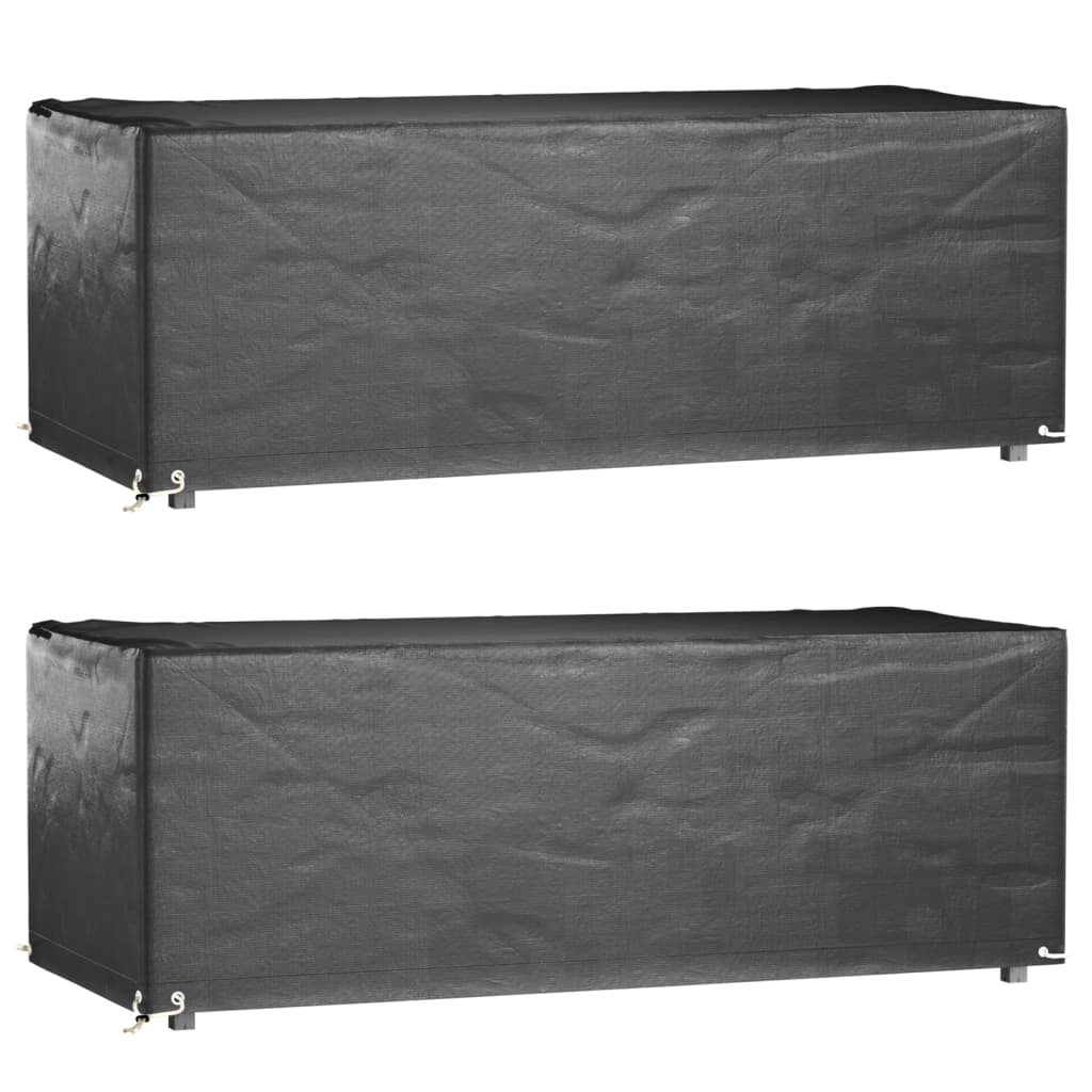 Garden Furniture Cover 4 Person Poly Rattan Set 8 Eyelets 113 X 113Cm