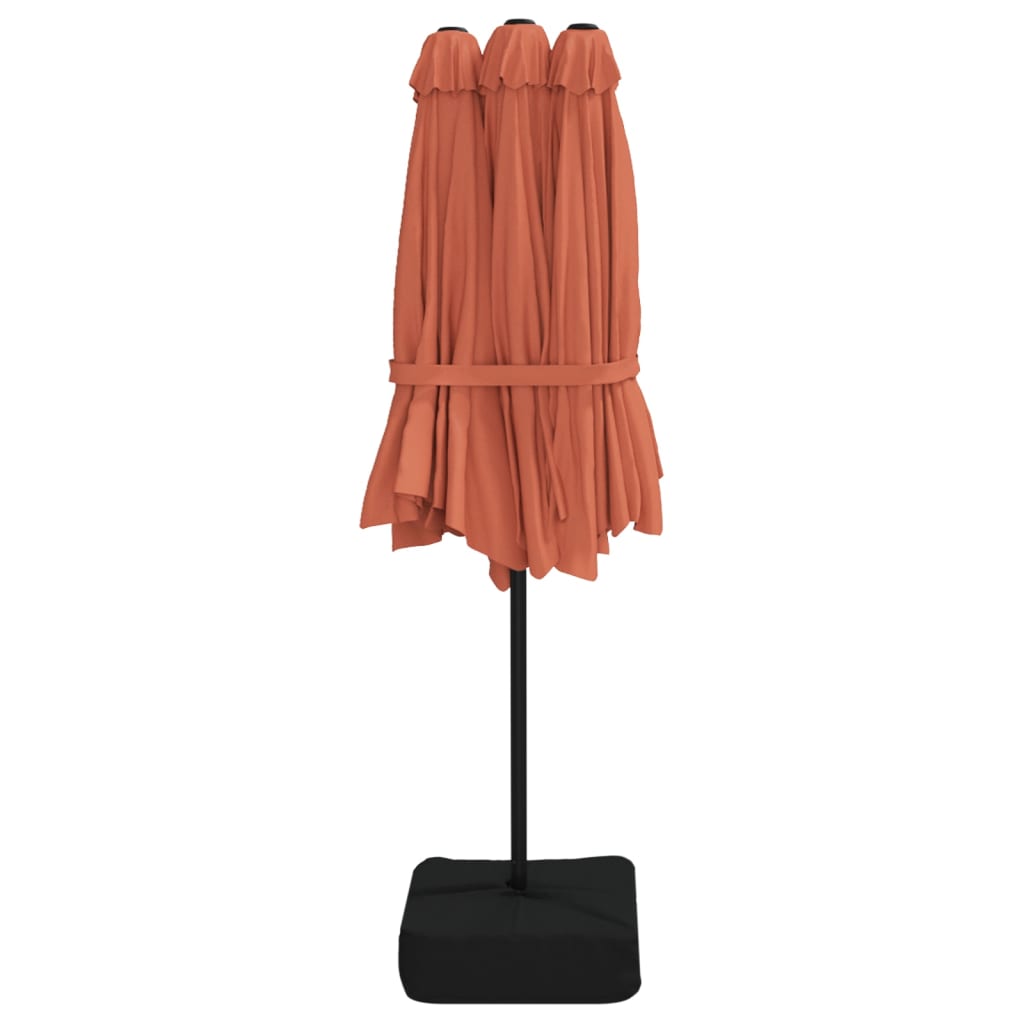 Double-Head Garden Parasol 449X265 Cm