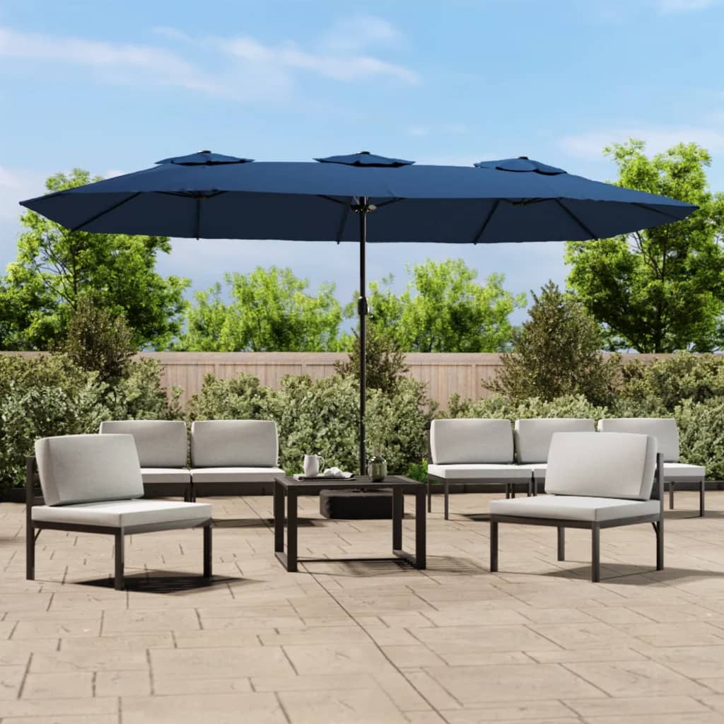 Double-Head Garden Parasol 449X265 Cm