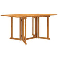 Outdoor Table Folding Butterfly Garden Solid Wood Teak 120 x 70 x 75 cm Foldable