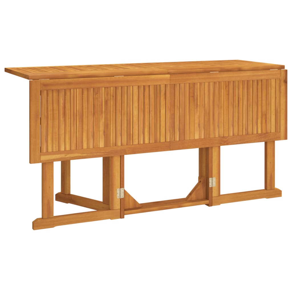 Outdoor Table Folding Butterfly Garden Solid Wood Teak 120 x 70 x 75 cm Foldable