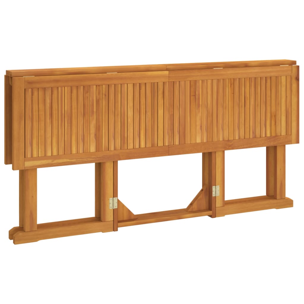 Outdoor Table Folding Butterfly Garden Solid Wood Teak 120 x 70 x 75 cm Foldable