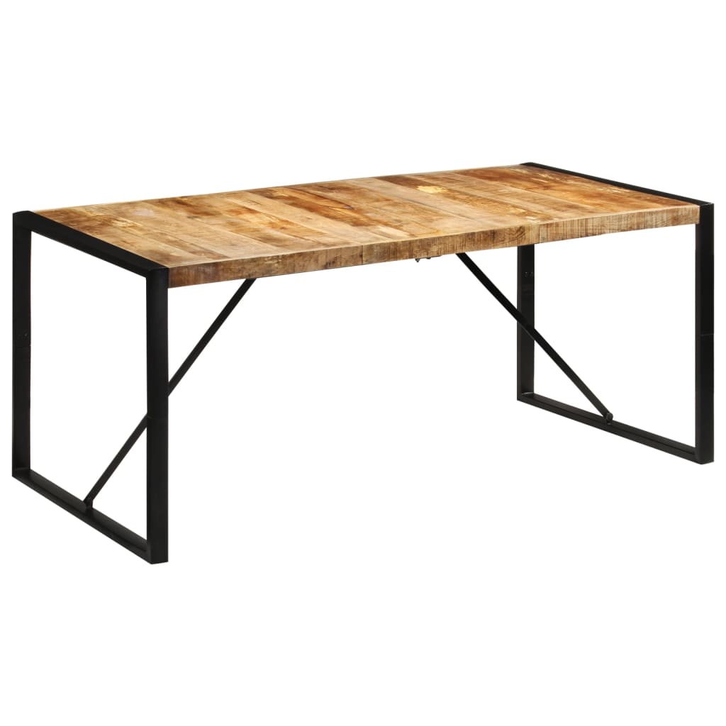 Dining Table Solid Rough Mango Wood