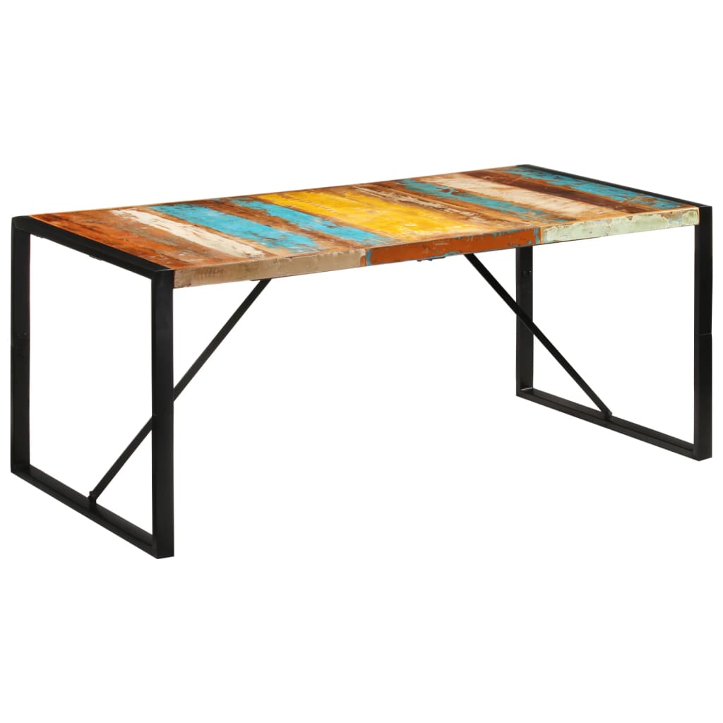 Dining Table Solid Rough Mango Wood