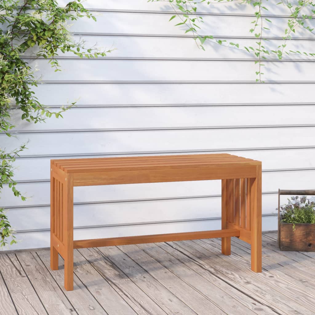 Garden Bench 110 Cm Solid Wood Eucalyptus