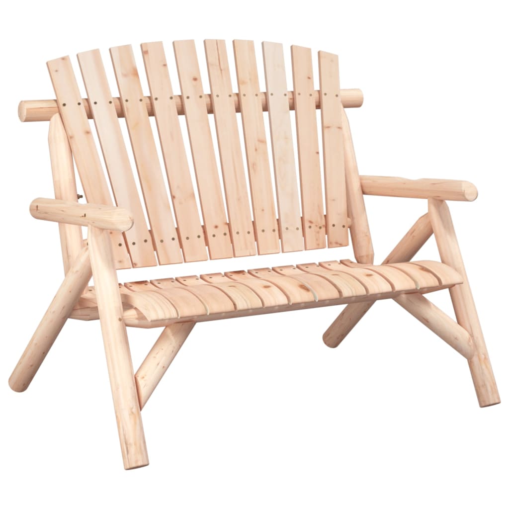 2-Seater Garden 119X85X98 Cm Solid Wood Spruce