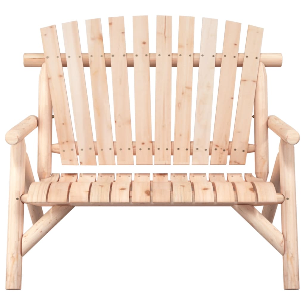 2-Seater Garden 119X85X98 Cm Solid Wood Spruce